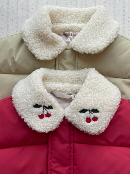 [Konges slojd]Alpi Collar Jacket - Cardinal