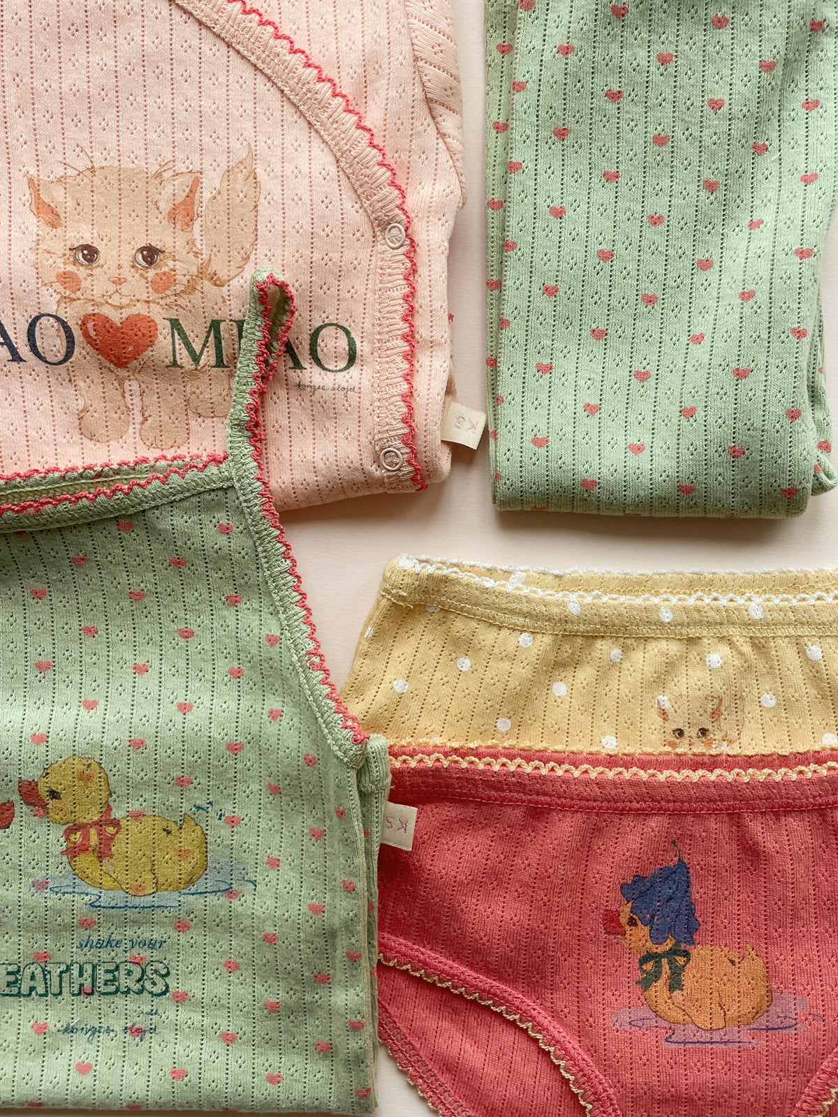 [Konges slojd] Minnie Underwear GOTS - Dot Golden