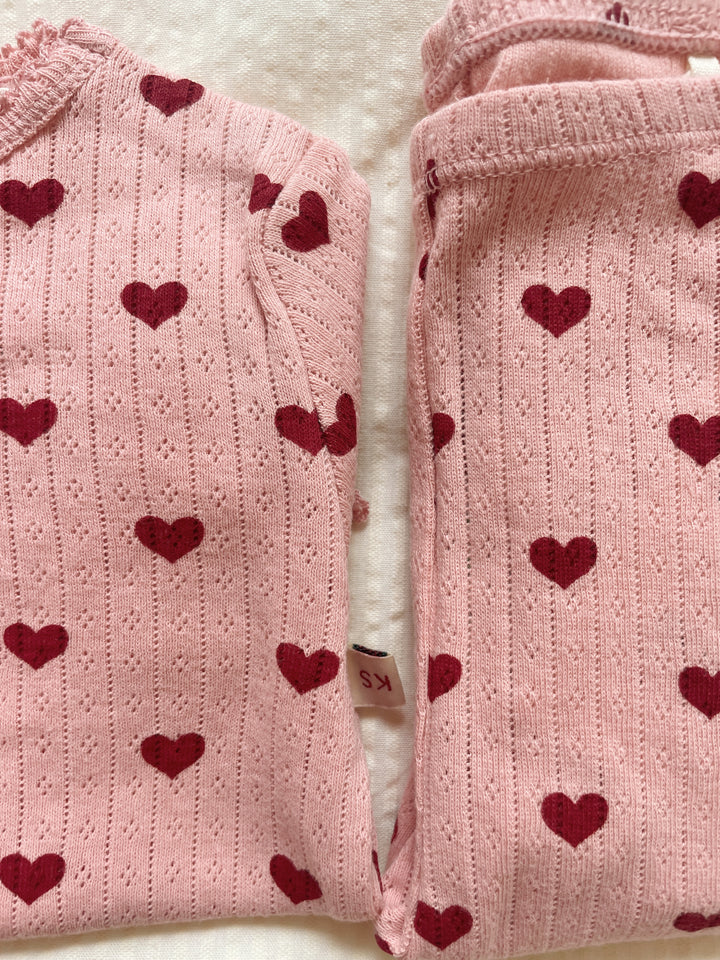 [Konges slojd] Minnie Body GOTS - Amour Rouge