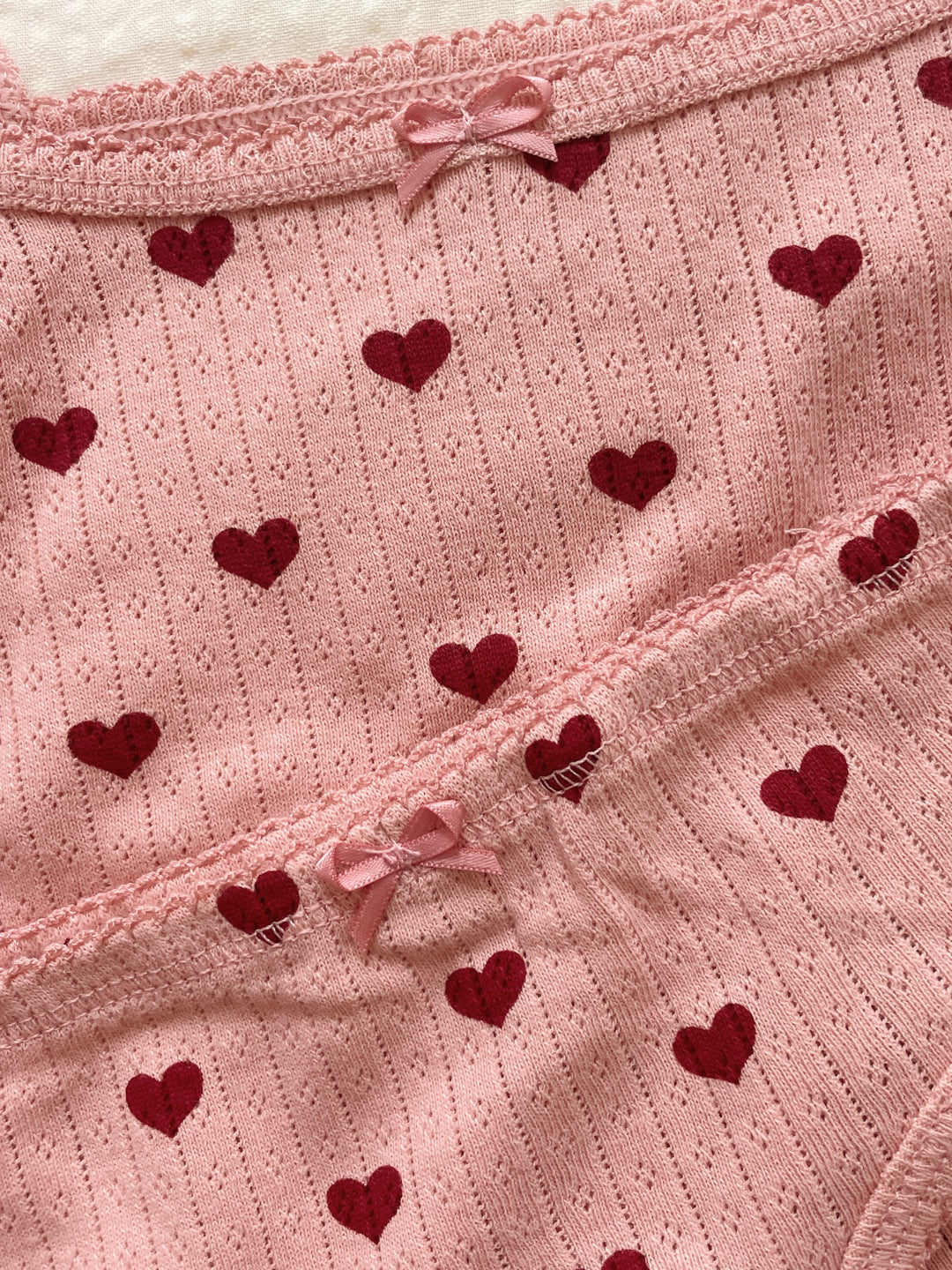 [Konges slojd] Minnie Underwear GOTS - Amour Rouge
