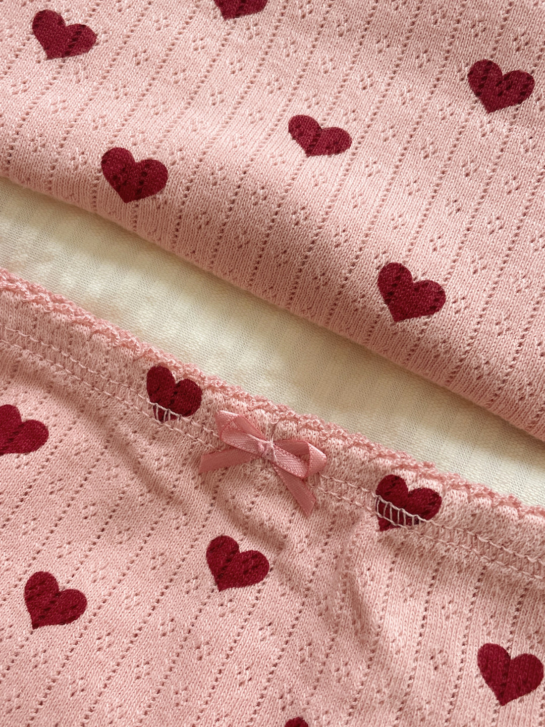 [Konges slojd] Minnie Underwear GOTS - Amour Rouge