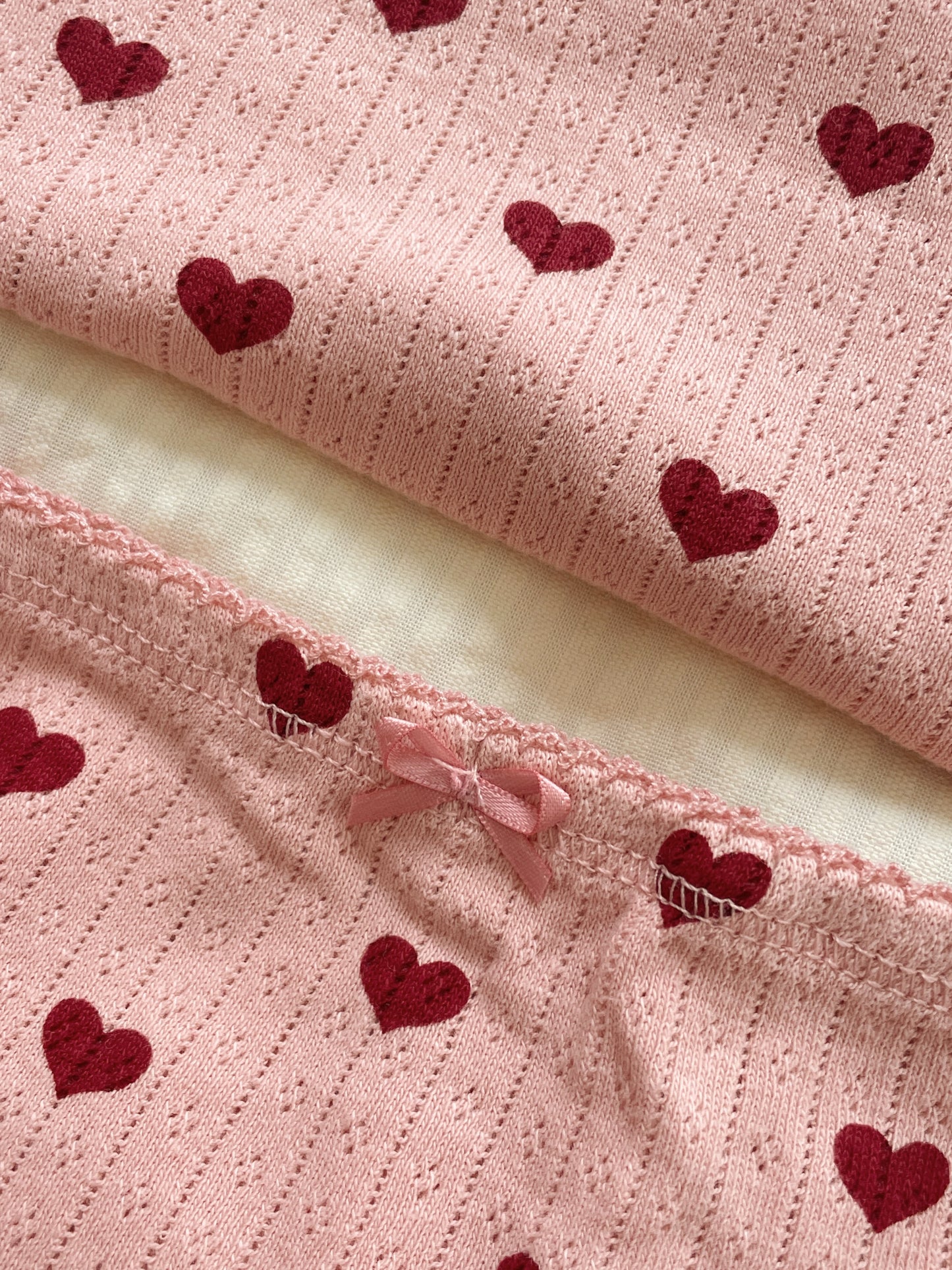 [Konges slojd] Minnie Underwear GOTS - Amour Rouge