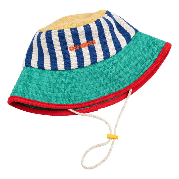 [ Bobo Choses] Striped Bucket Hat - Multicolor