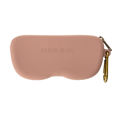 [Grech & Co.] sunglass Case - Heather Rose