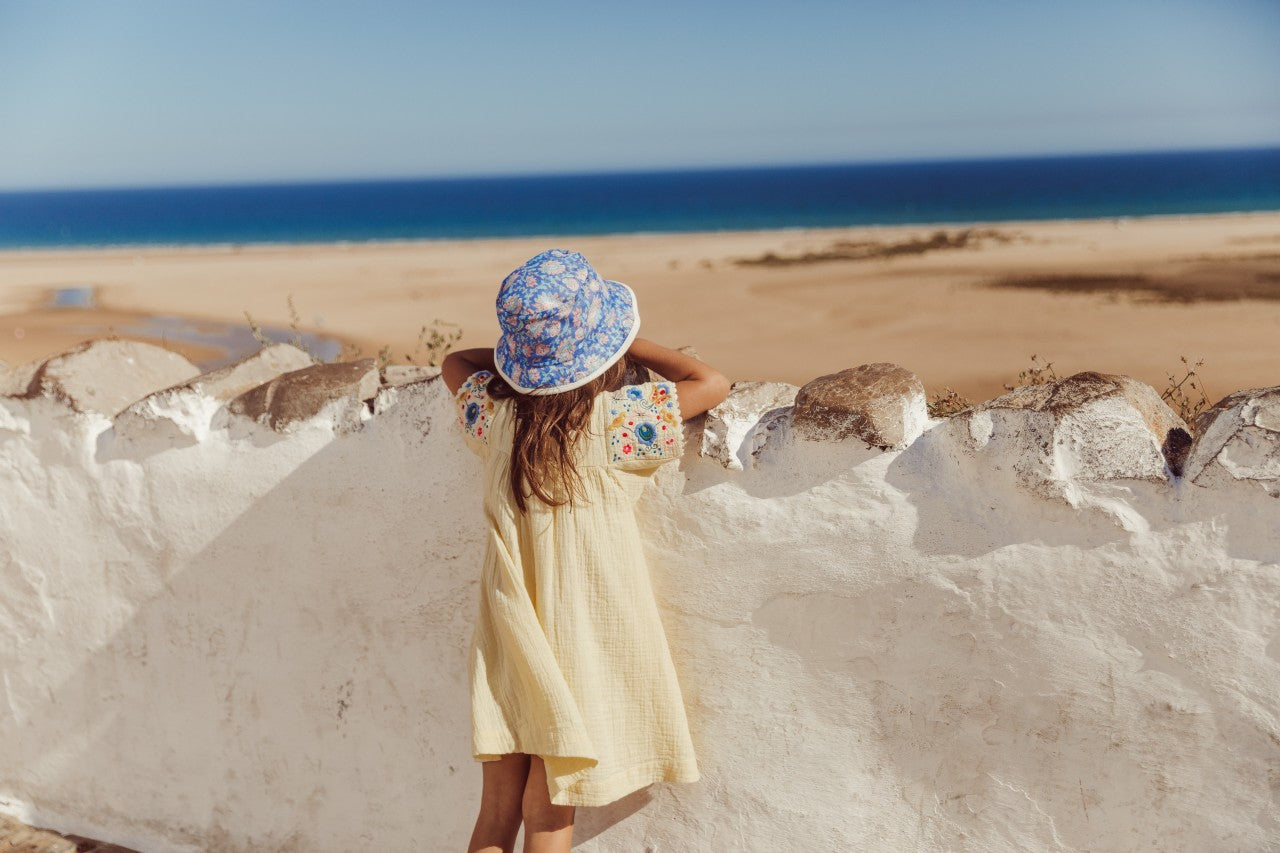 [Louise Misha] Sun Hat Devy - Blue Capri Cove