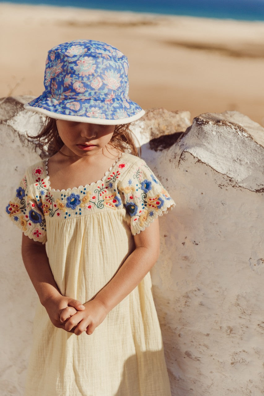 [Louise Misha] Sun Hat Devy - Blue Capri Cove