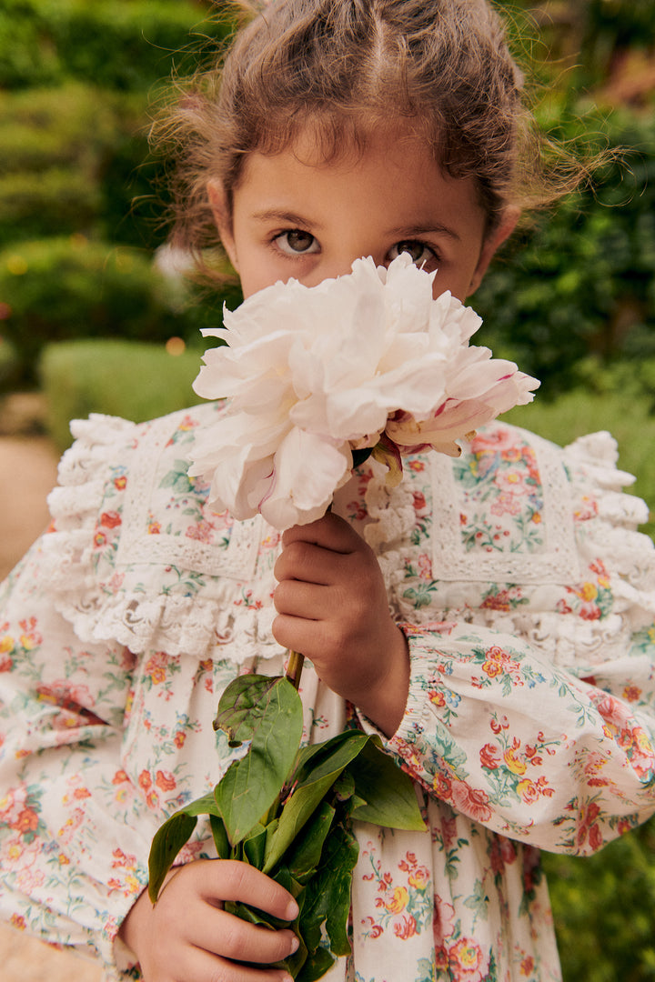 [Louise Misha] Dress Arinola - Cream Rosa Festa