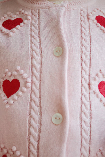 [Konges slojd] Soleil Knit Cardigan GOTS - Silver Pink