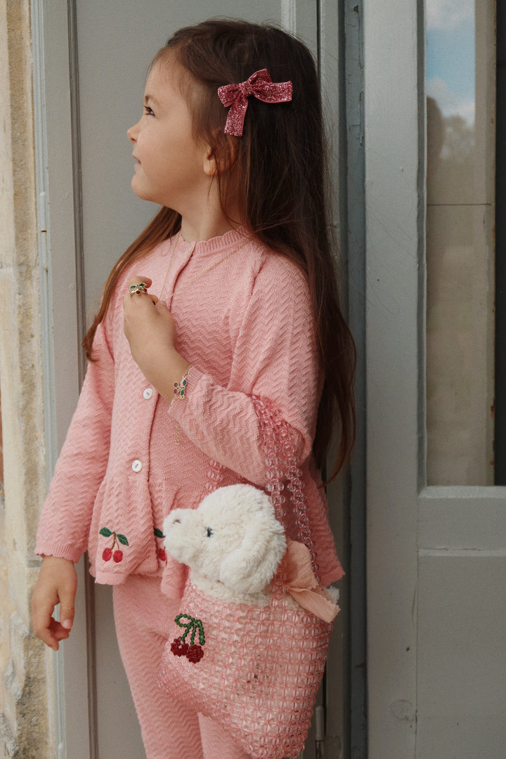 [Konges slojd] Cypres Cardigan GOTS - Mellow Rose