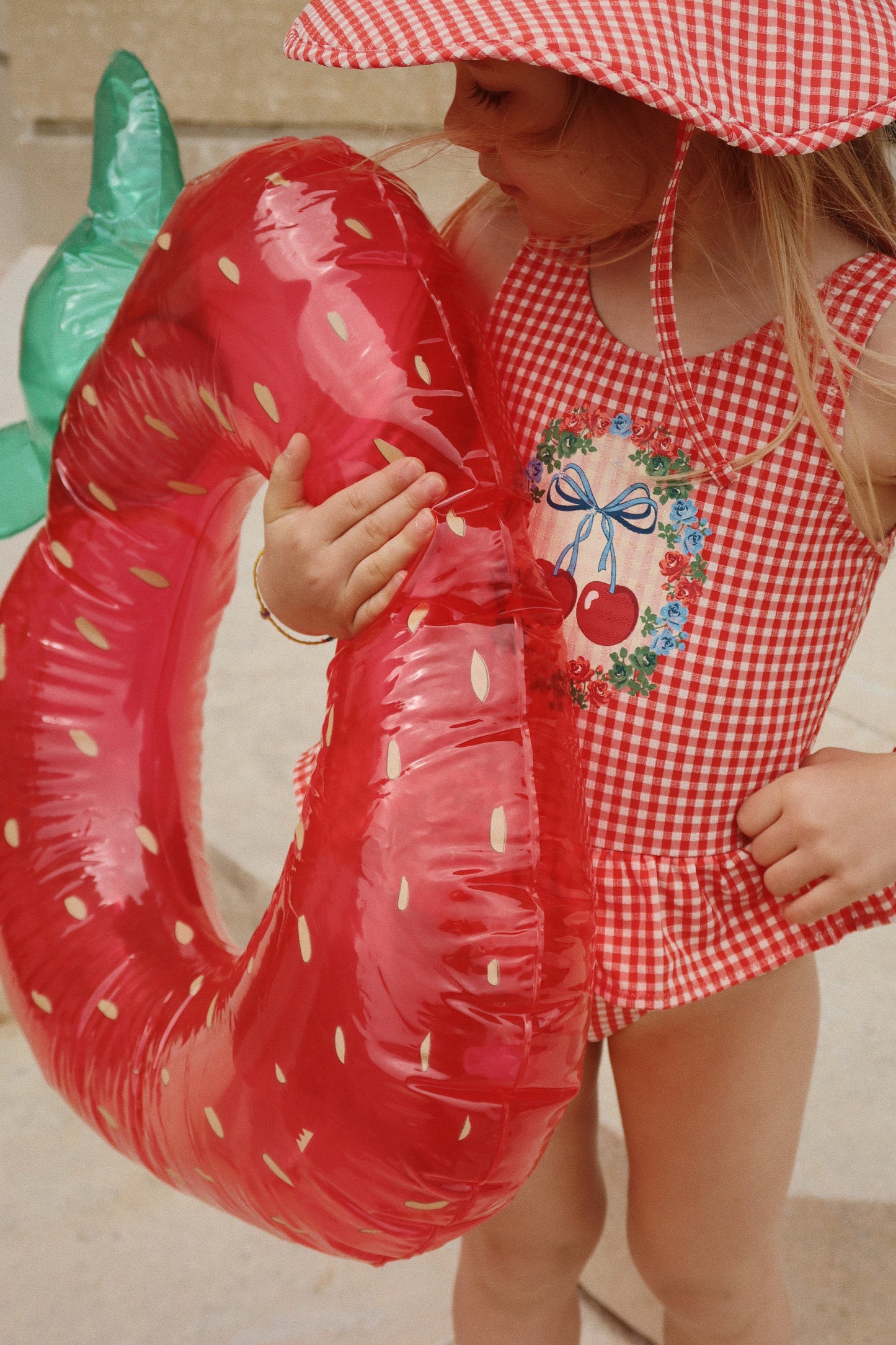 [Konges slojd] Soline Swim Hat - Fiery Red