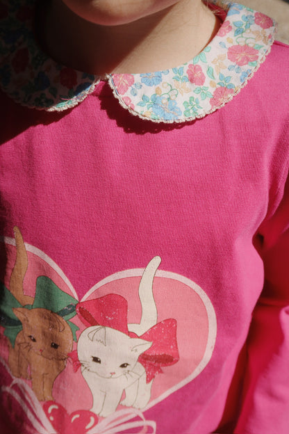 [Konges slojd] Babette Blouse GOTS - Viva Magenta
