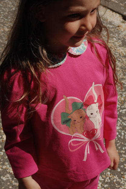 [Konges slojd] Babette Pants GOTS - Viva Magenta