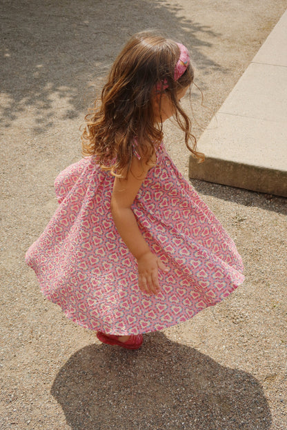 [Konges slojd] Beaded Hairbrace - Bubblegum