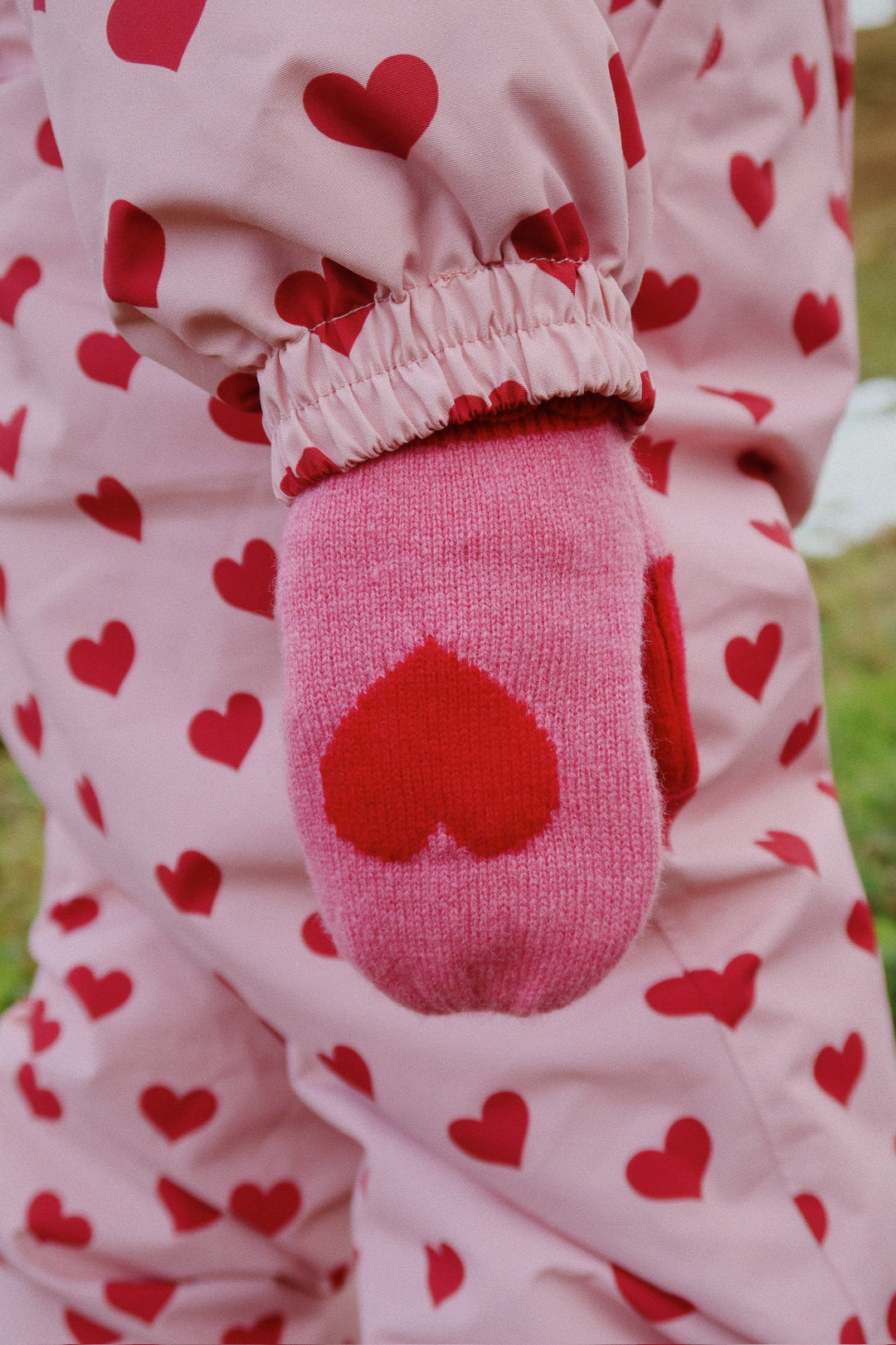 [Konges slojd] Collette Mittens- Pink