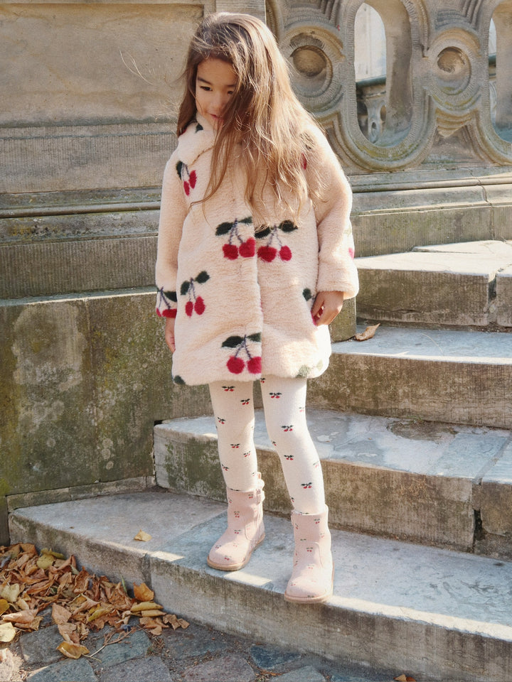 [Konges slojd] Fuzzie Coat GRS - Ma Grande Cerise