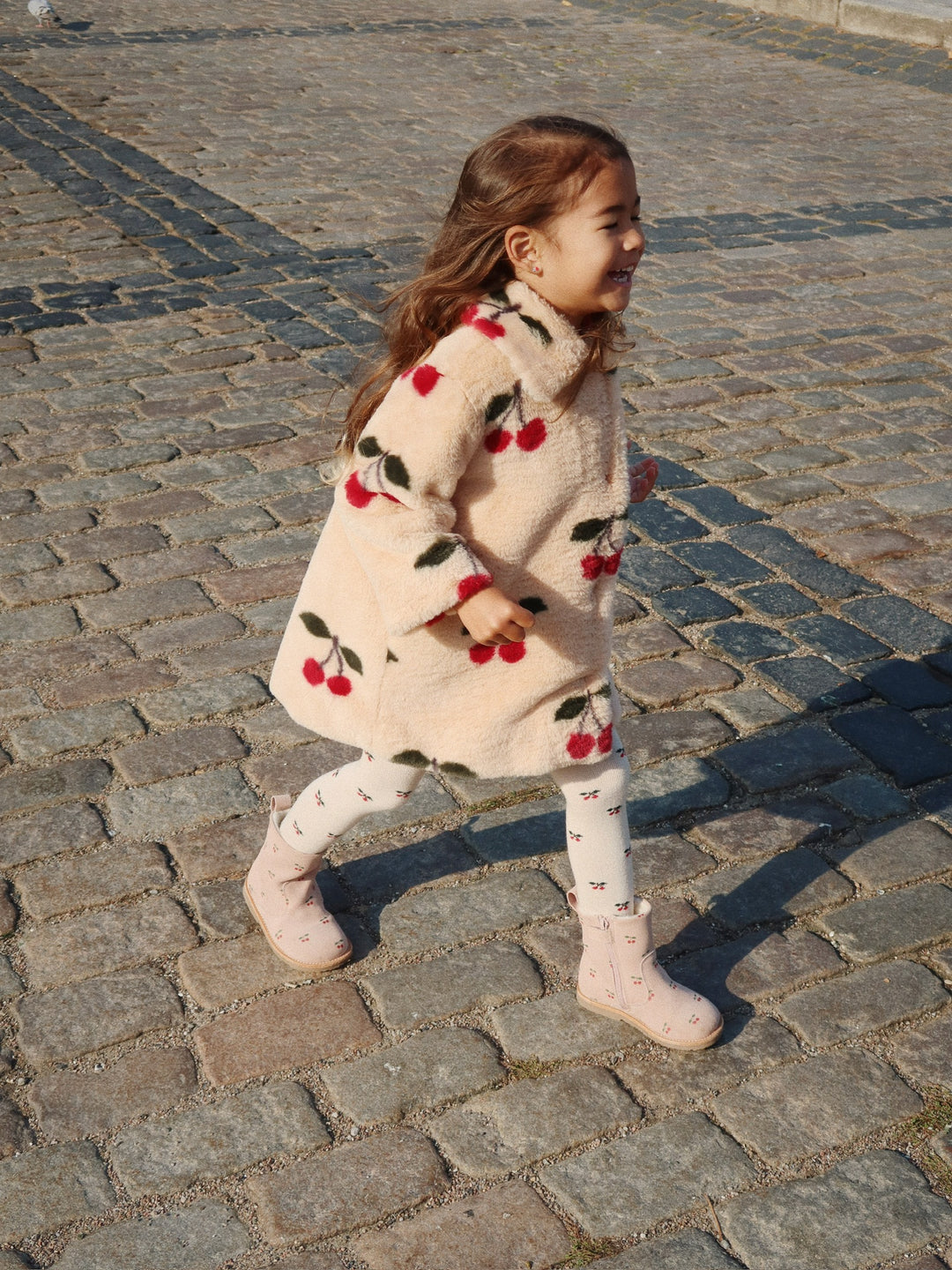 [Konges slojd] Fuzzie Coat GRS - Ma Grande Cerise