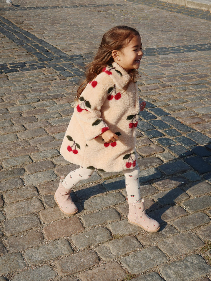 [Konges slojd] Fuzzie Coat GRS - Ma Grande Cerise