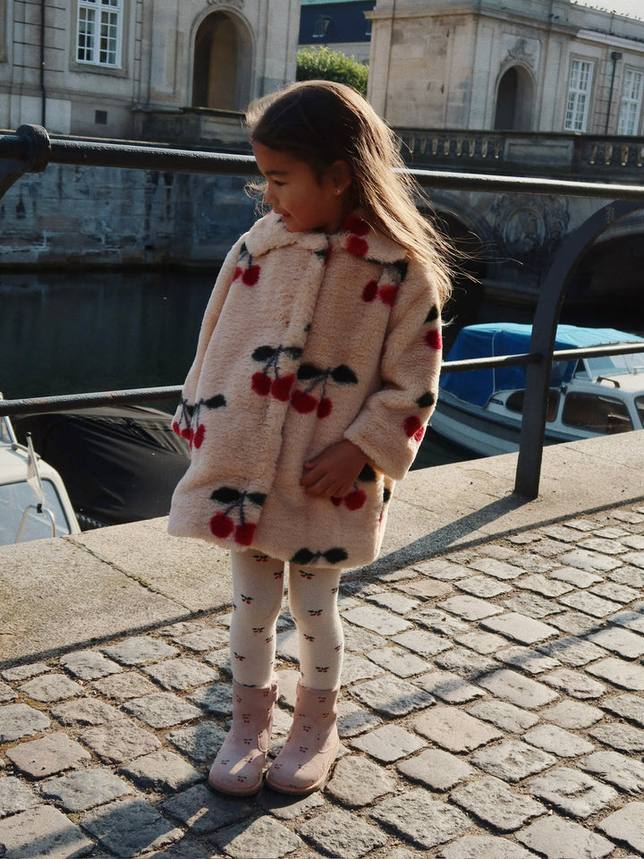 [Konges slojd] Fuzzie Coat GRS - Ma Grande Cerise