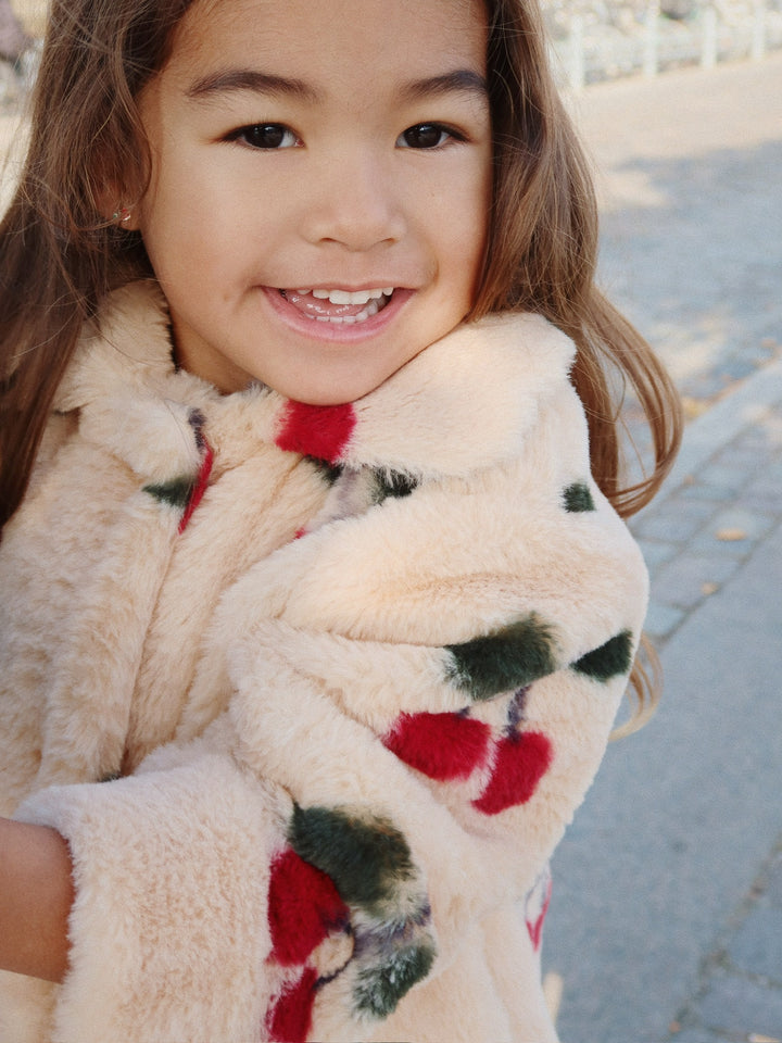 [Konges slojd] Fuzzie Coat GRS - Ma Grande Cerise