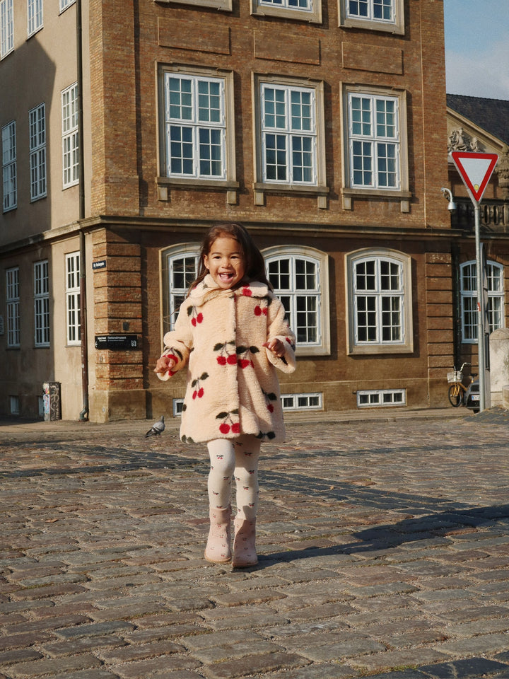 [Konges slojd] Fuzzie Coat GRS - Ma Grande Cerise
