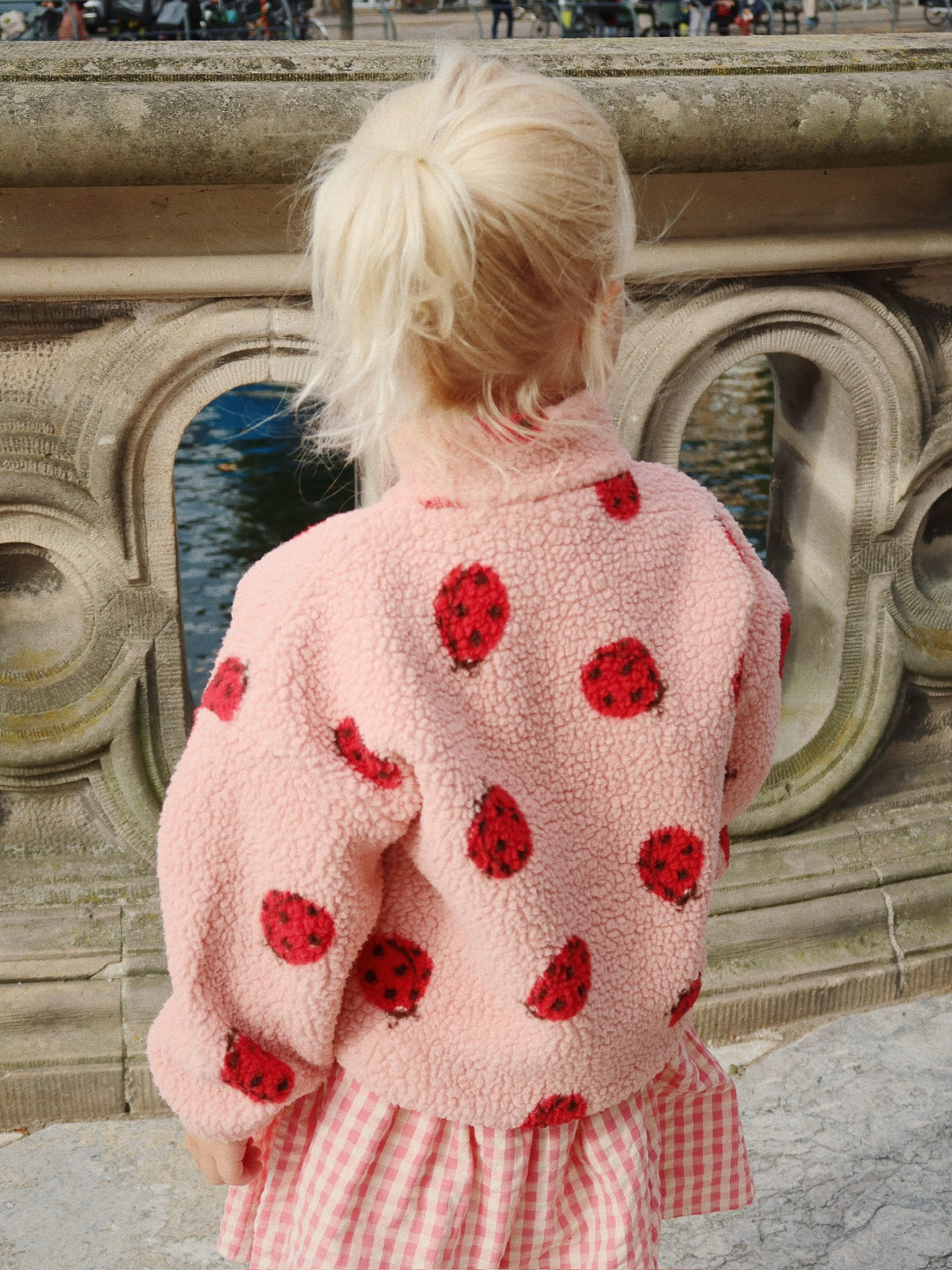 [Konges slojd] Jody Teddy Jacket - Ladybug Pink