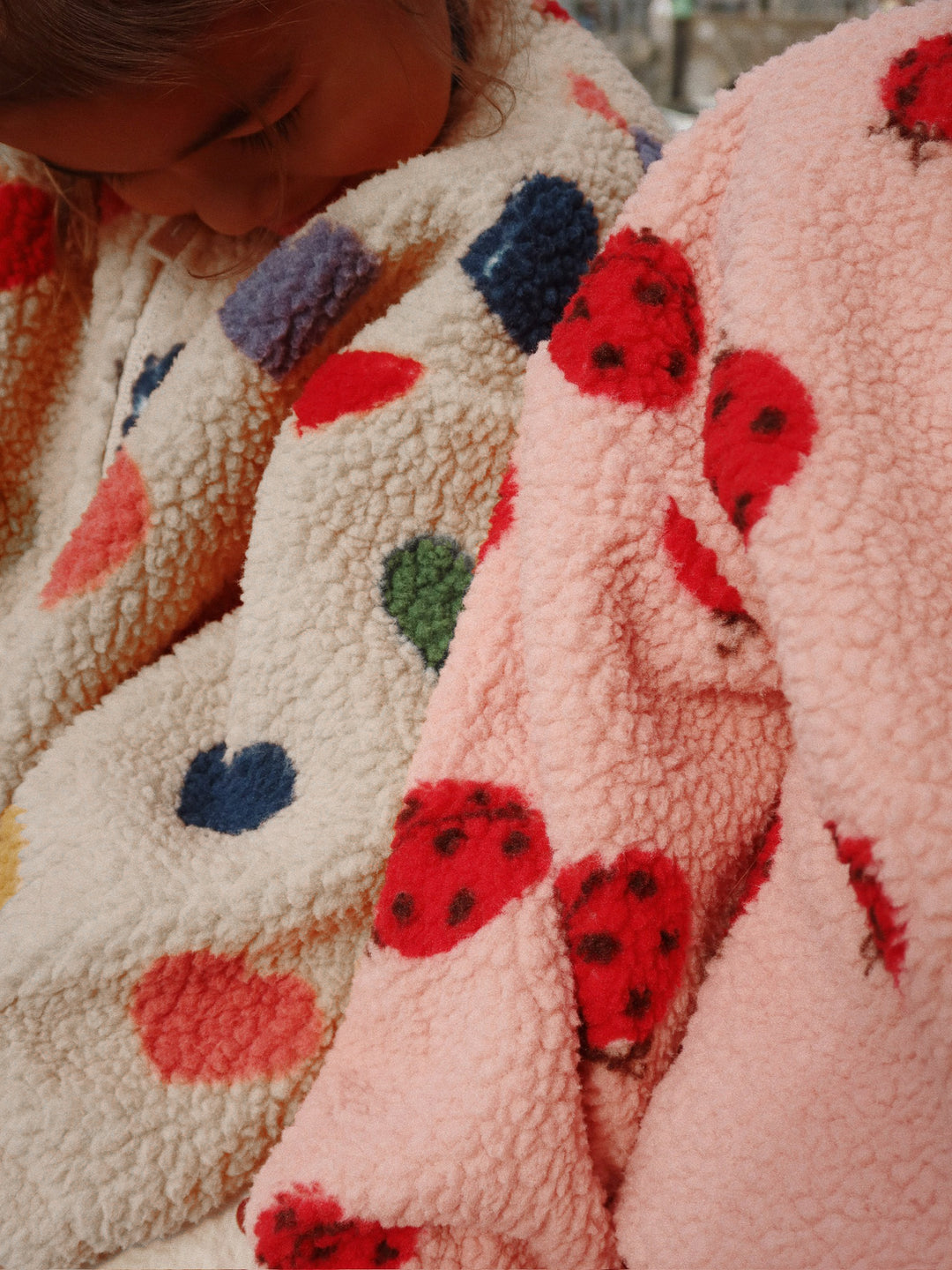 [Konges slojd] Jody Teddy Jacket - Ladybug Pink