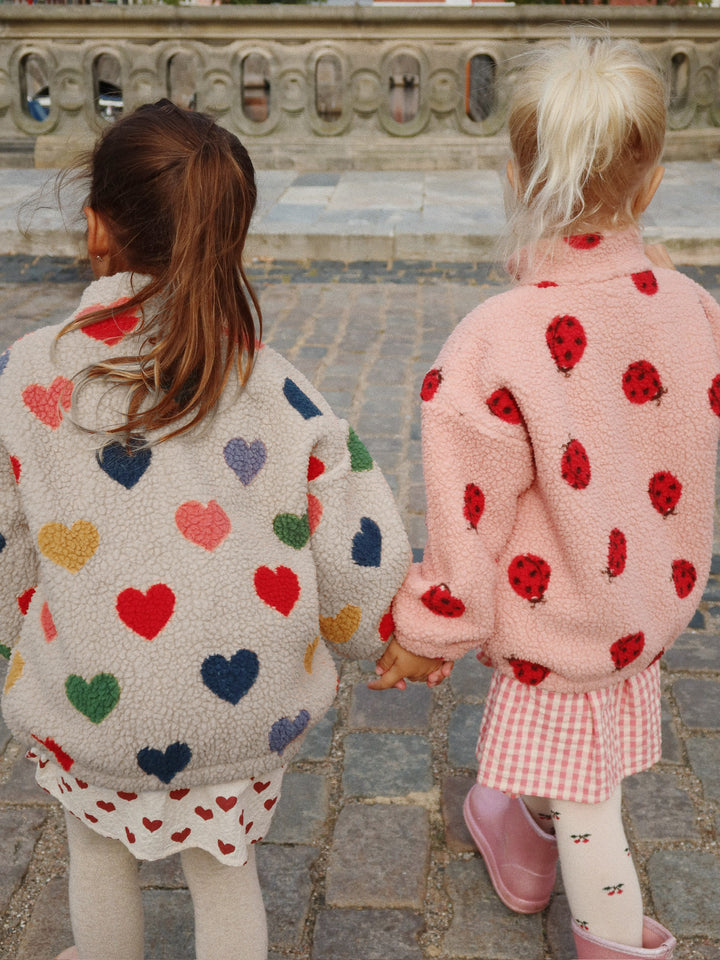 [Konges slojd] Jody Teddy Jacket - Ladybug Pink