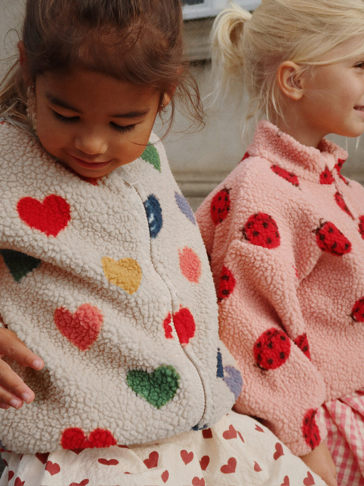 [Konges slojd] Jody Teddy Jacket - Ladybug Pink