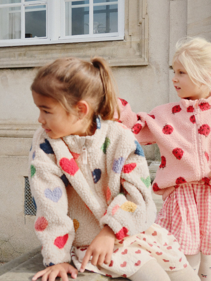 [Konges slojd] Jody Teddy Jacket - Ladybug Pink