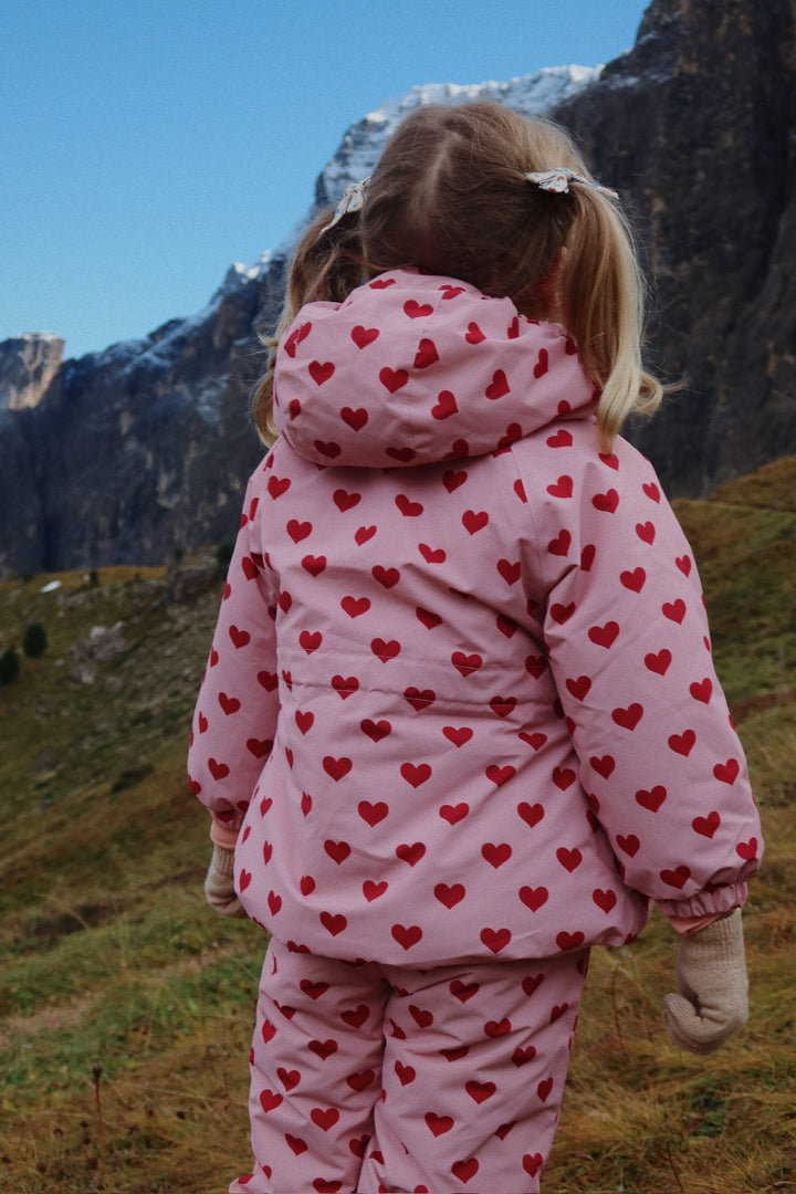 [Konges slojd] Mismou Frill Snow Jacket - Amour Pink