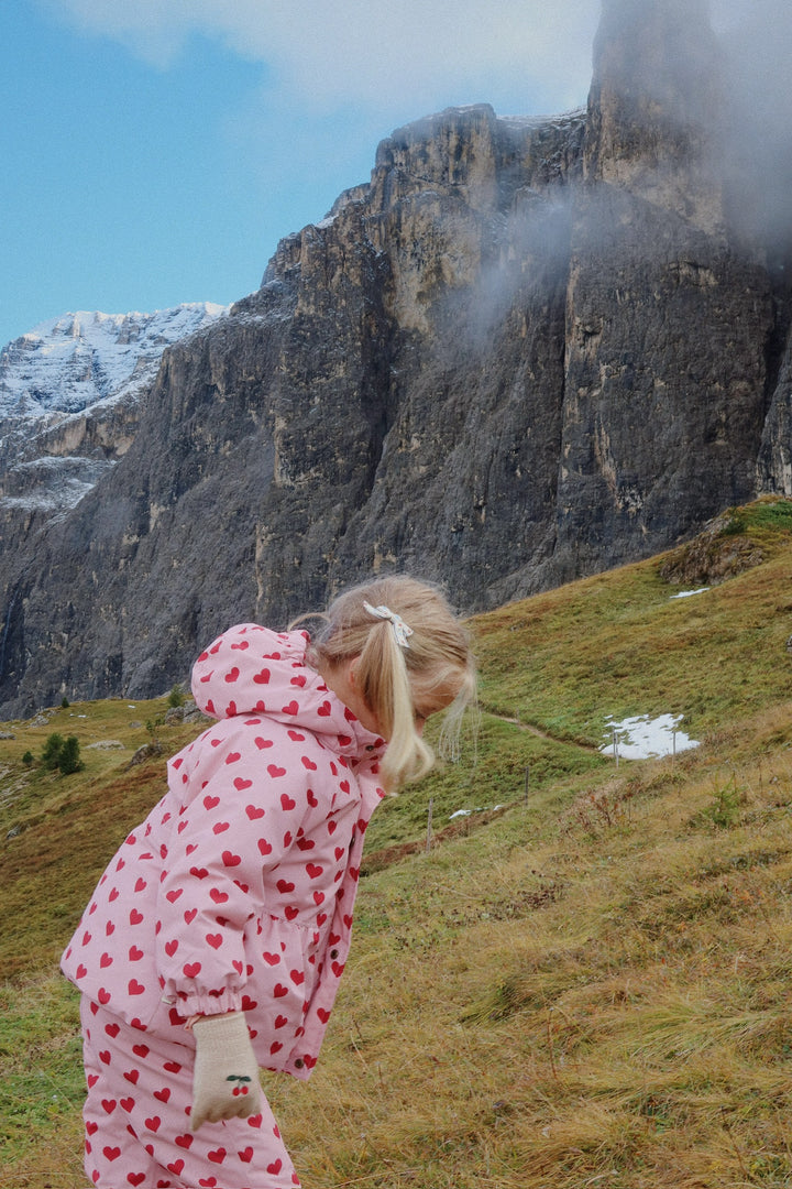 [Konges slojd] Mismou Frill Snow Jacket - Amour Pink