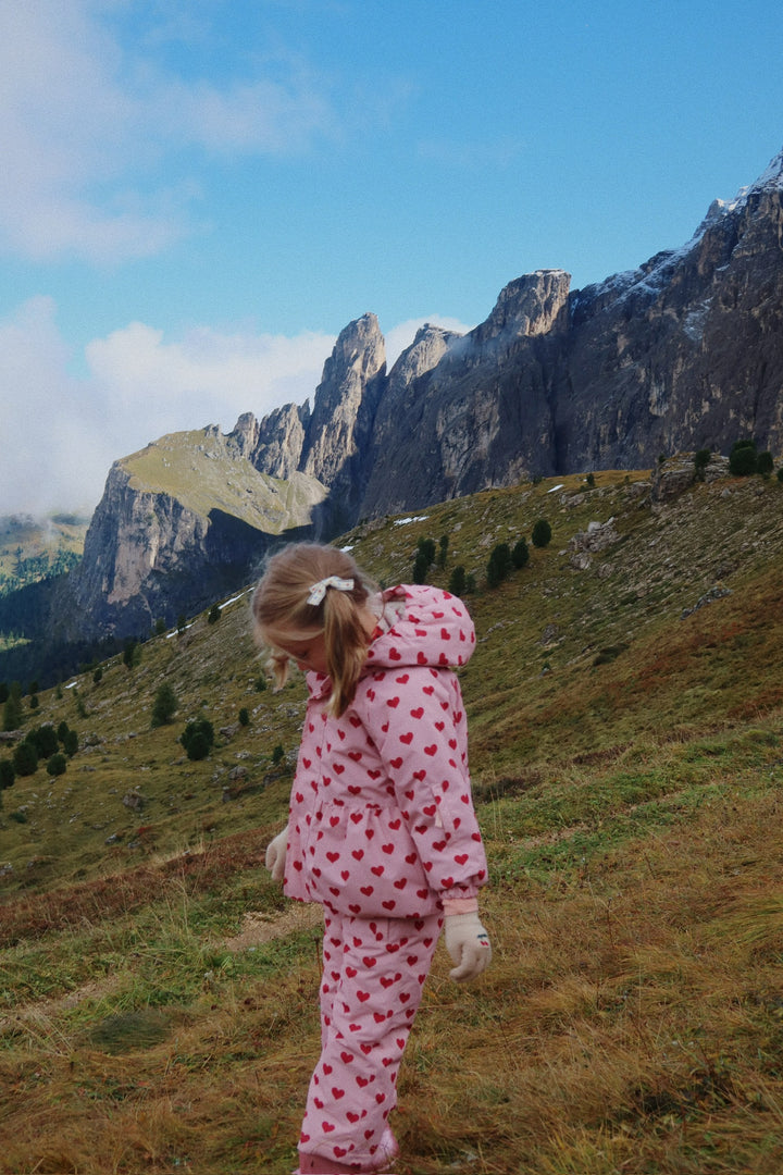 [Konges slojd] Mismou Frill Snow Jacket - Amour Pink