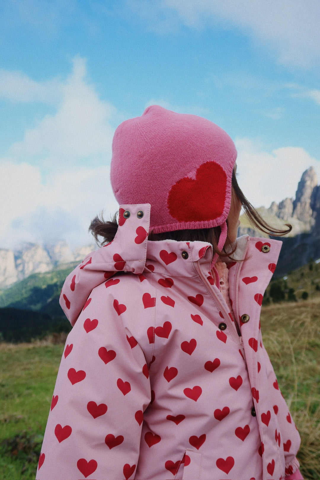 [Konges slojd] Nohr Snowsuit Print - Amour Pink