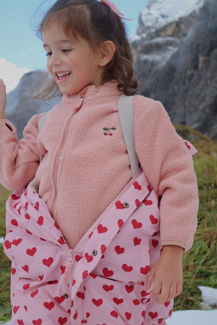 [Konges slojd] Nohr Snowsuit Print - Amour Pink
