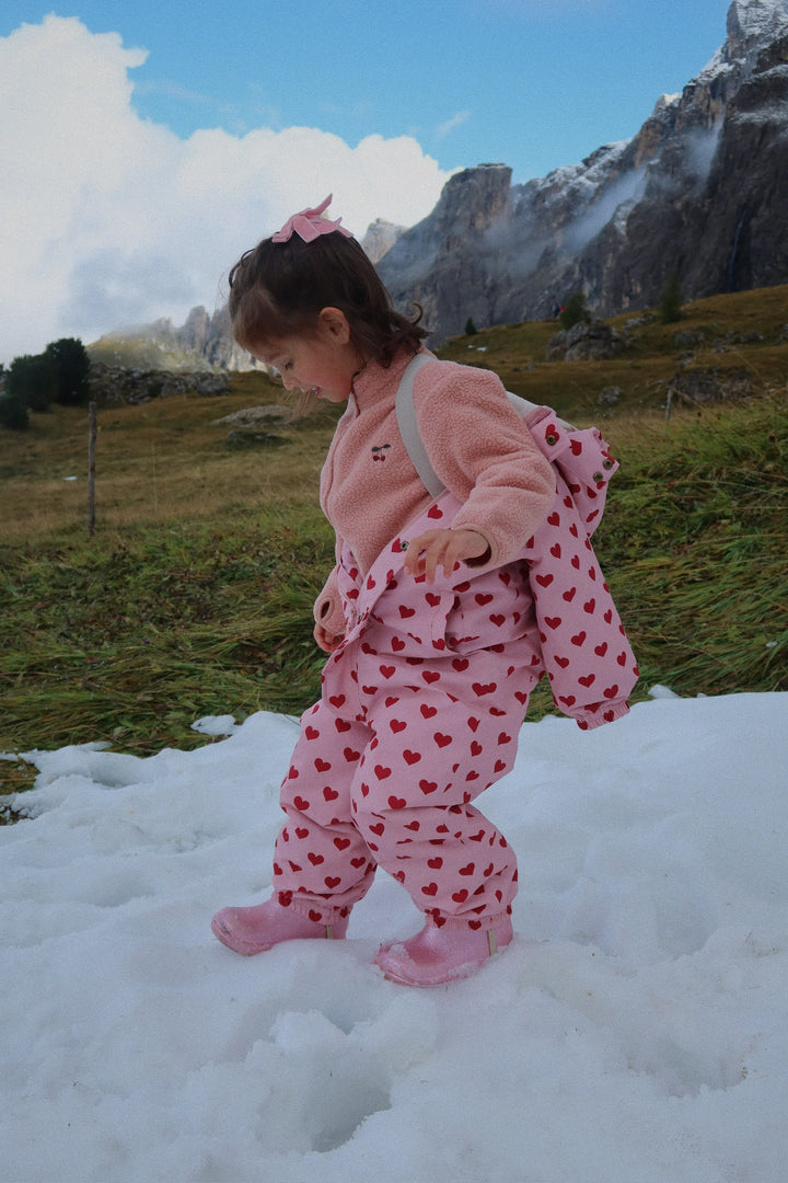 [Konges slojd] Nohr Snowsuit Print - Amour Pink