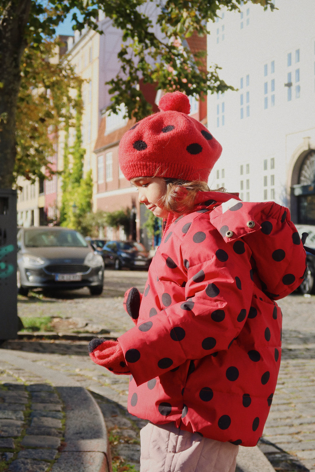 [Konges slojd] Nuka Ladybug Jacket - Lady Dot