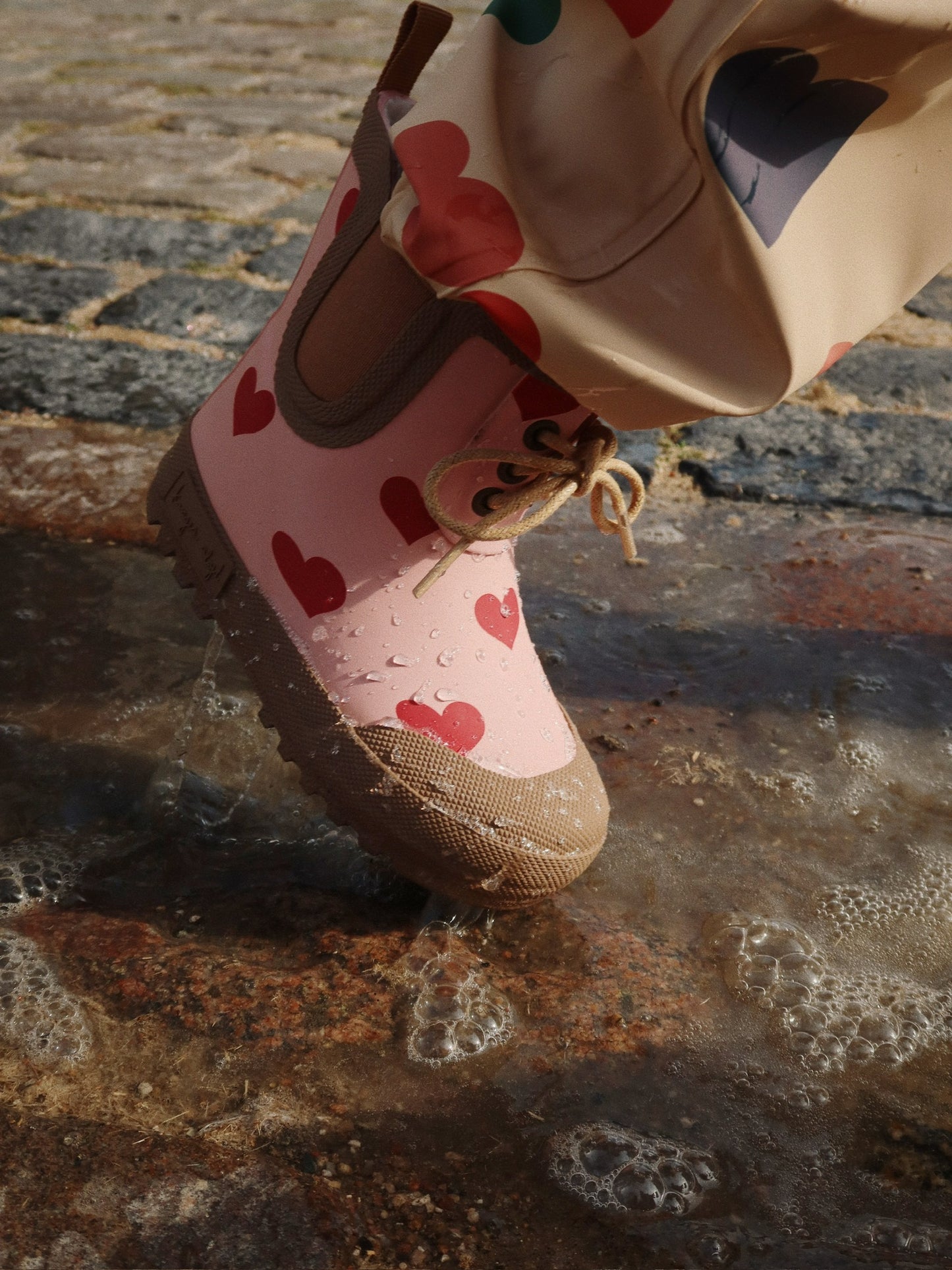 [Konges slojd] Thermo Boots Print - Amour Pink