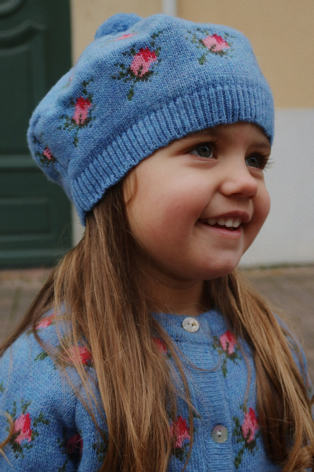 [Konges slojd] Belou Knit Beret - Rosie Shades