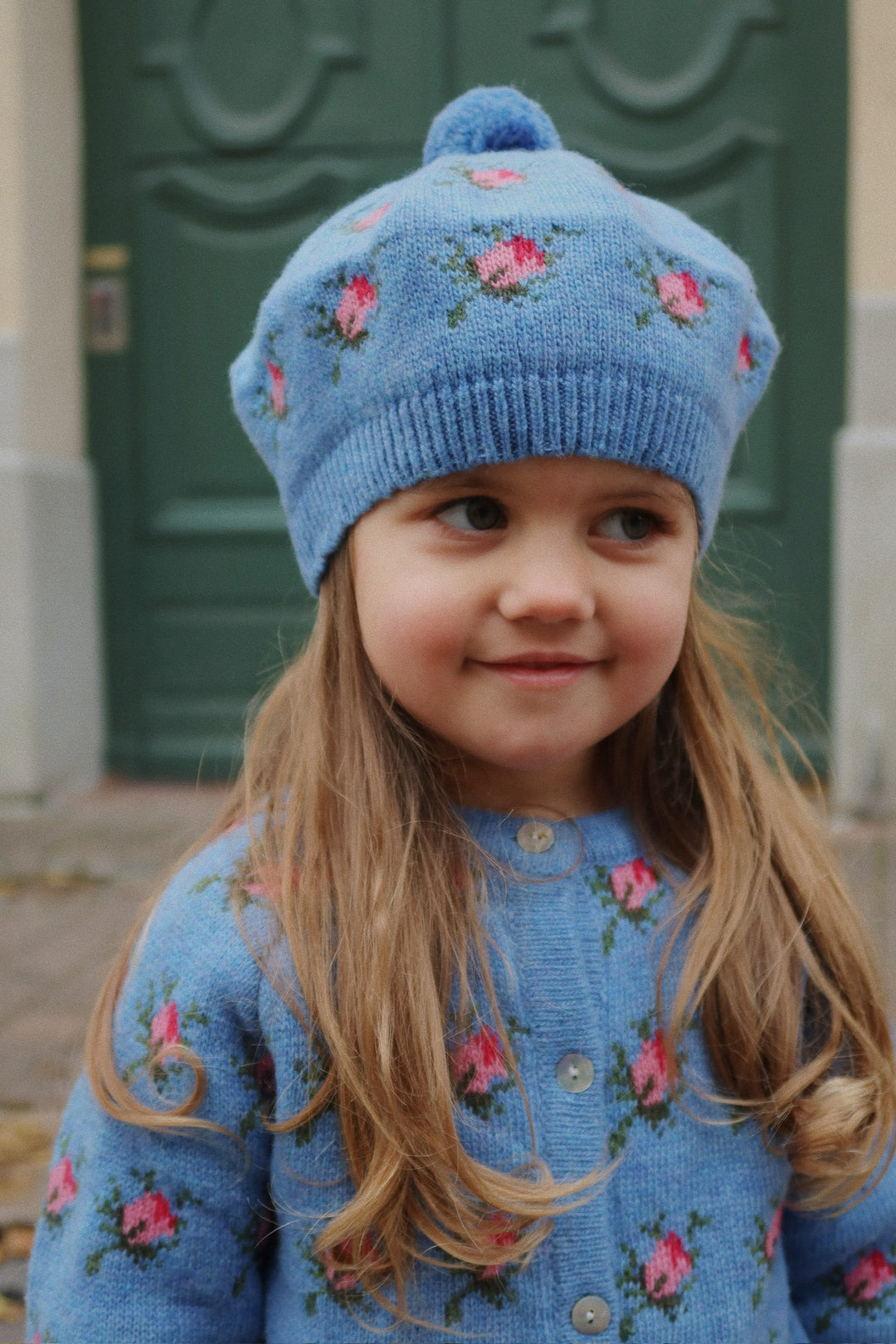 [Konges slojd] Belou Knit Beret - Rosie Shades