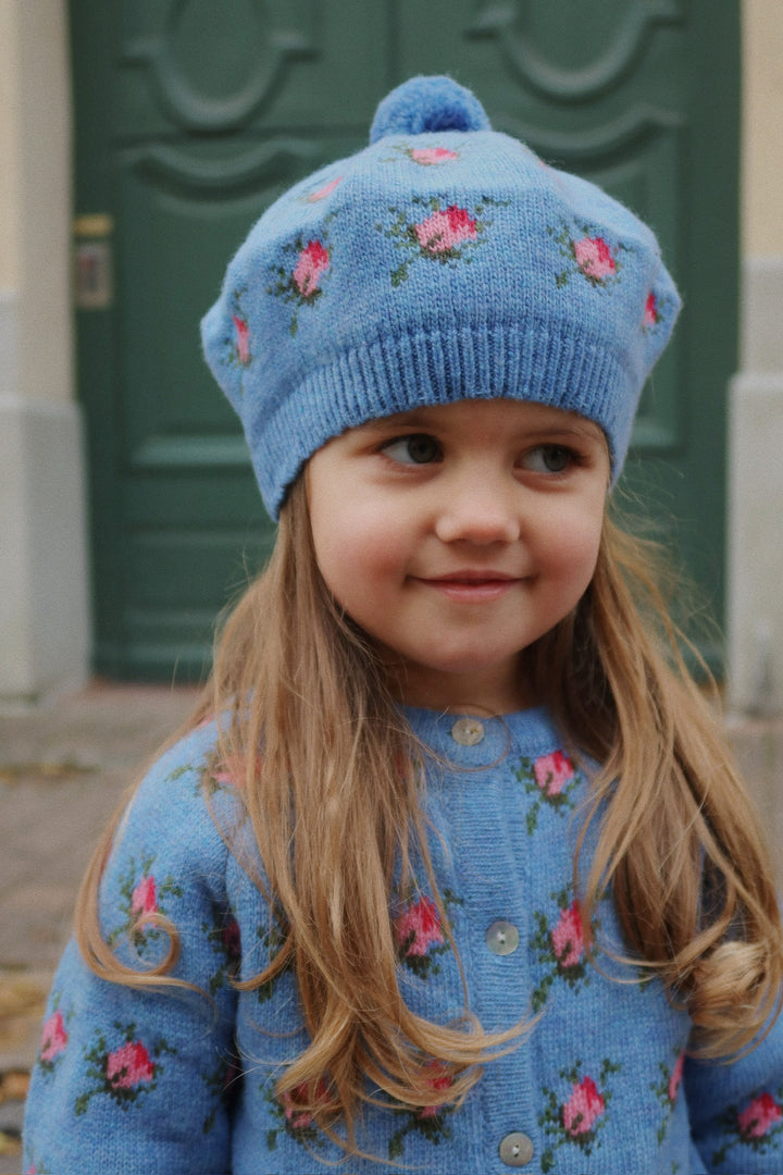 [Konges slojd] Belou Knit Beret - Rosie Shades