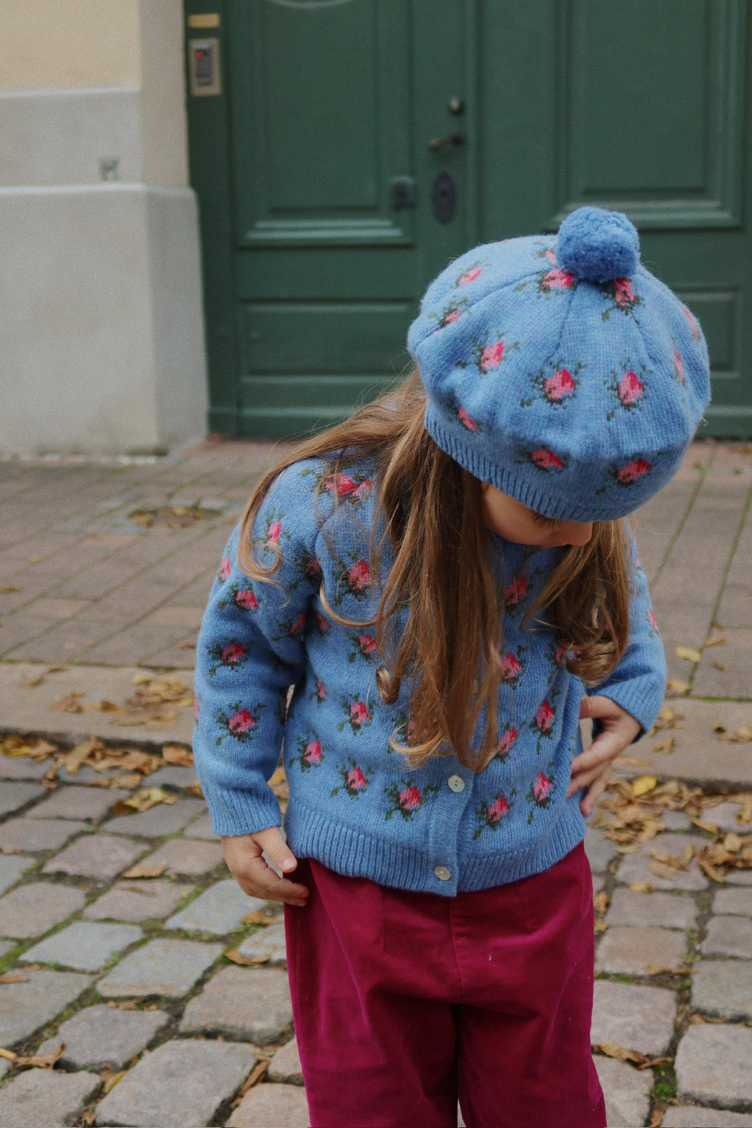 [Konges slojd] Belou Knit Beret - Rosie Shades