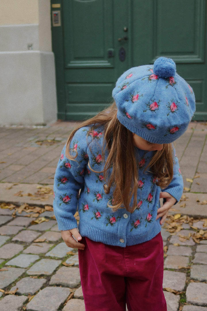 [Konges slojd] Belou Knit Beret - Rosie Shades