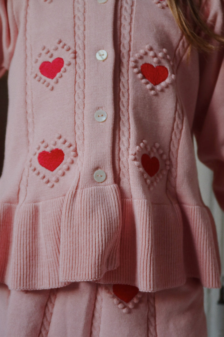 [Konges slojd] Soleil Cardigan Gots - Silver Pink