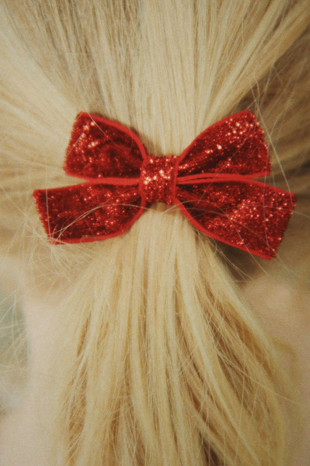 [Konges Slojd] 6pack Micki Bow Hair Clips - Red/Green