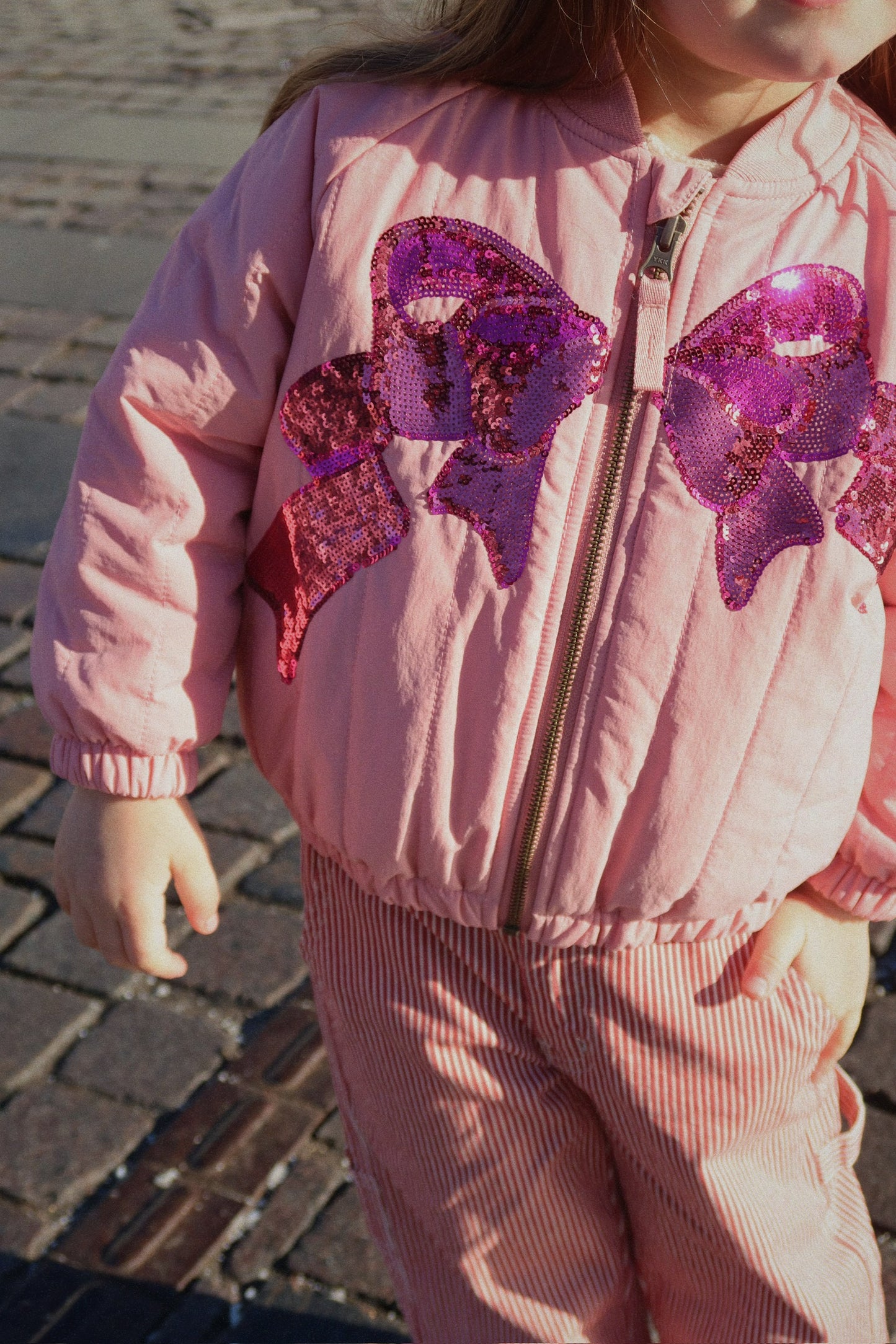 [Konges slojd] Juno Sequin Bomber Jacket - Rosette