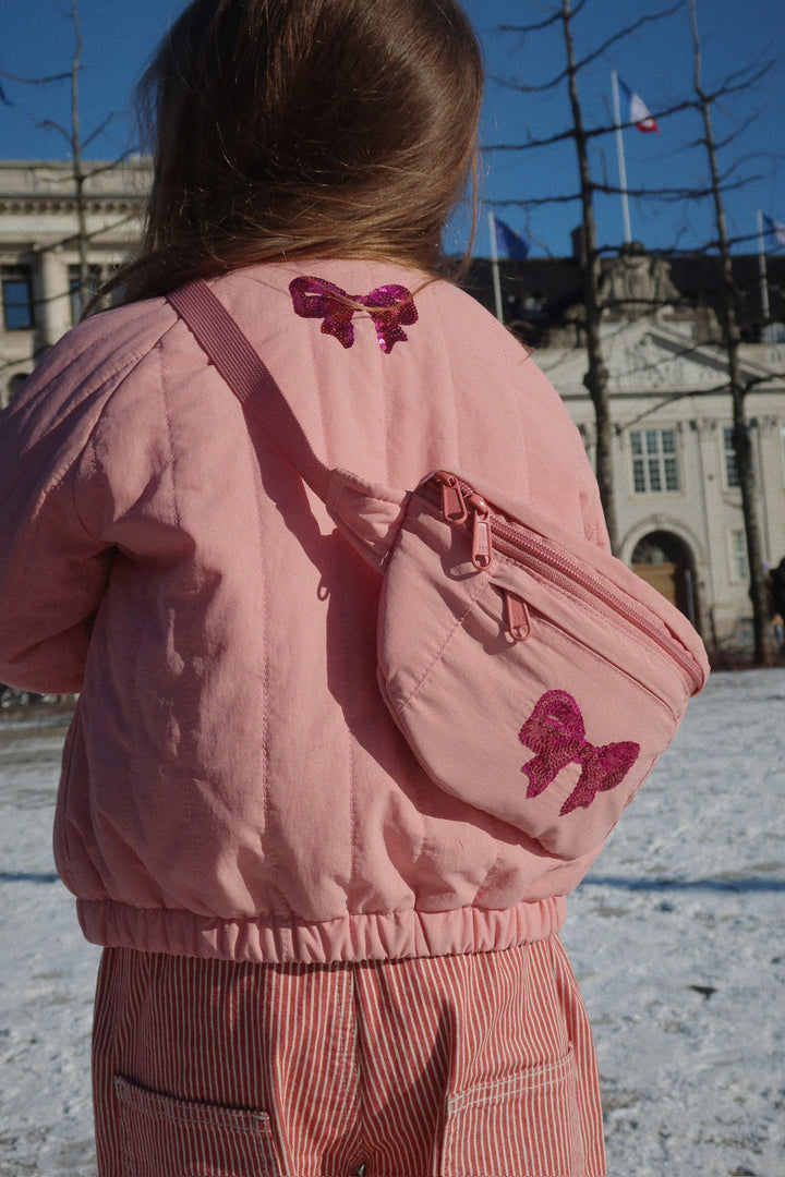 [11월10일 출고예정][Konges slojd] Juno Sequin Bumbag - Rosette