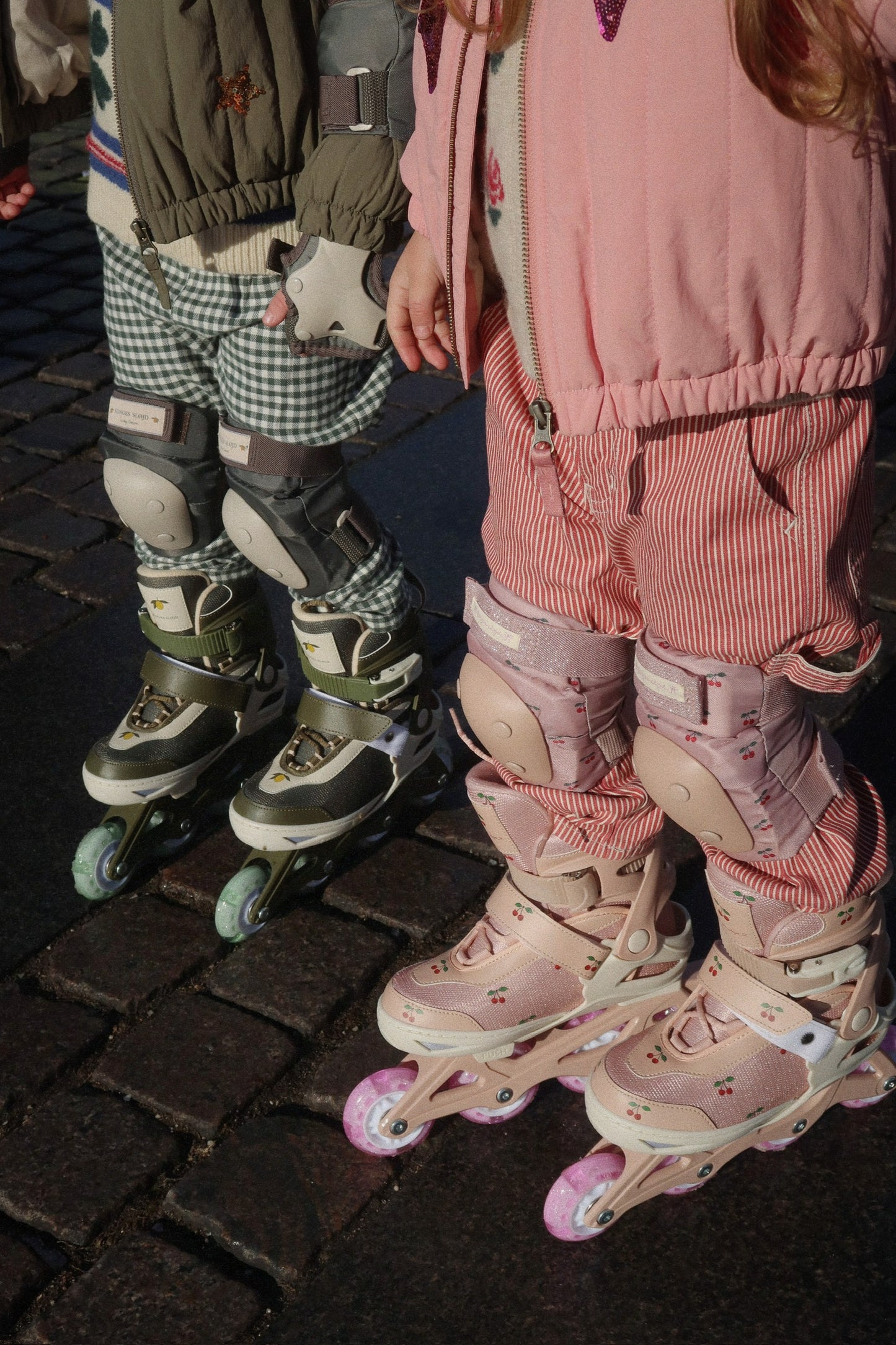[Konges Slojd]Light up Roller Skates - Cherry Blush