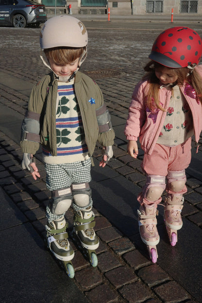 [Konges Slojd]Light up Roller Skates - Cherry Blush