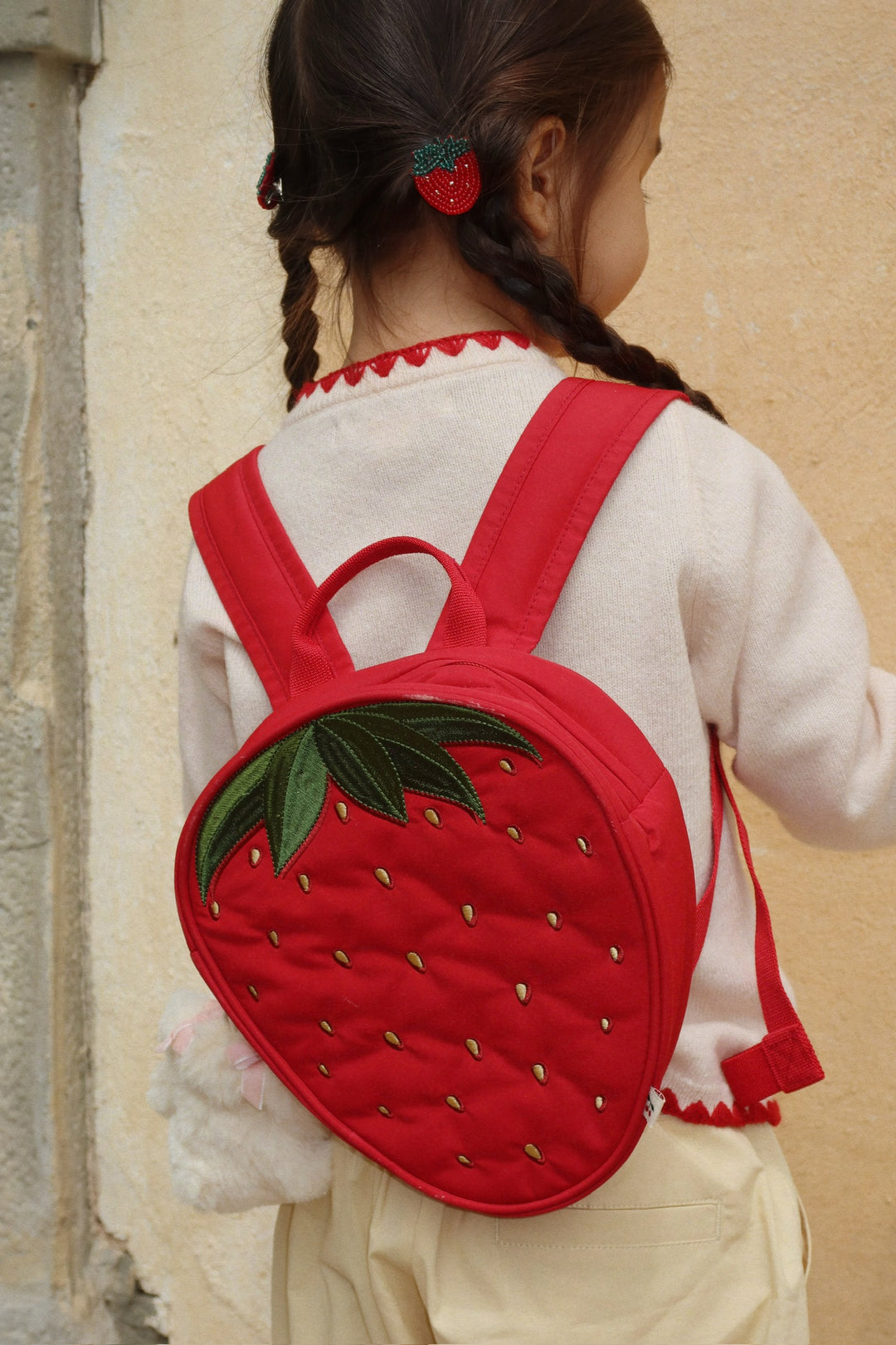 [Konges slojd] Strawberry Mini Backpack