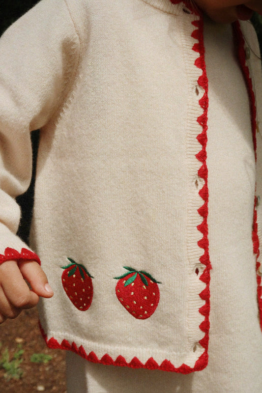 [Konges slojd] Collette knit Cardigan - Buttercream
